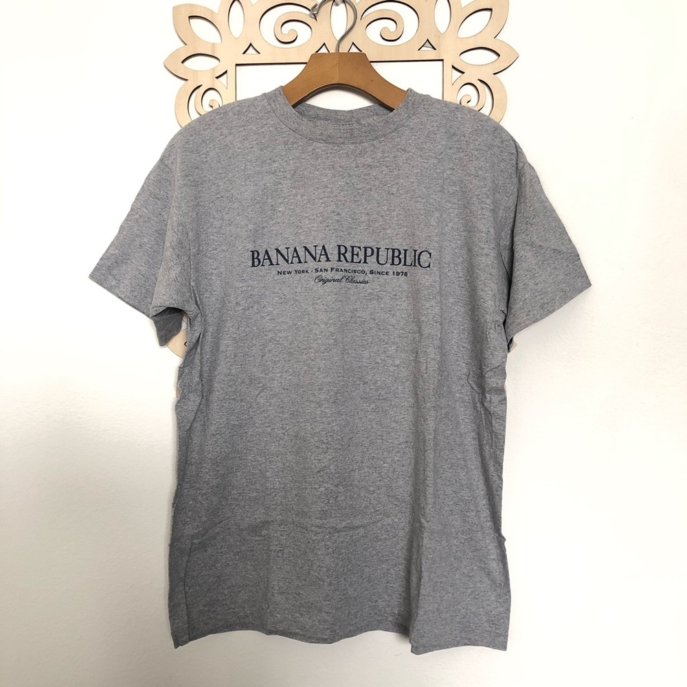 💥SOLD💥 Banana Republic San Francisco T-Shirt grey/blue
